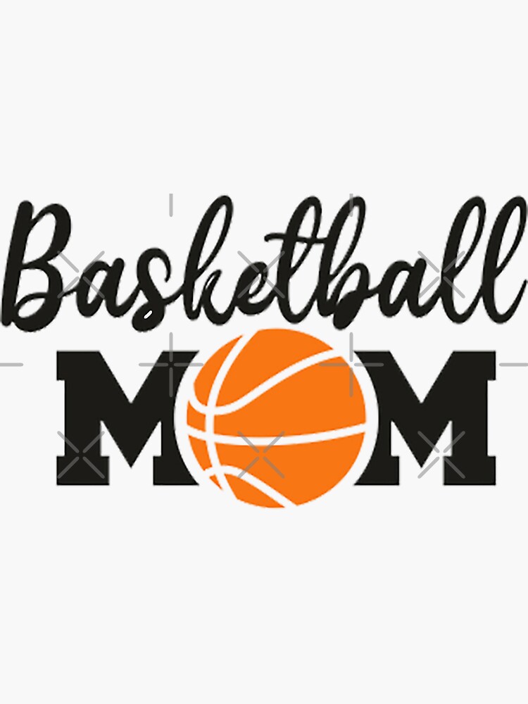 Basketball Mom, Basket hoop , Silhouette,Cricut, mama , Basketball mama,  Basketball ,basket, Love Basketball ,Basketball Mom tee | Sticker