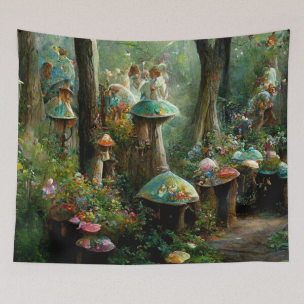 Item preview, Fairytale village - Fantasy dream designed and sold by Monkyra.