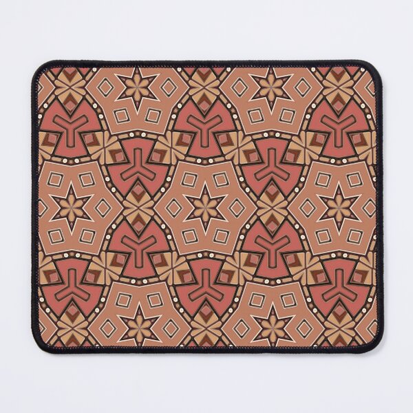 Item preview, Terracotta and Tan Honeycomb Tile Pattern  designed and sold by Marymarice.