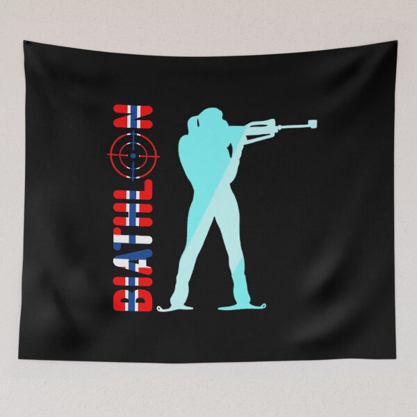 Item preview, Biathlon Norway Flag | Norway Team Biathlon | Winter Sports designed and sold by AMINE  ★★★★★.