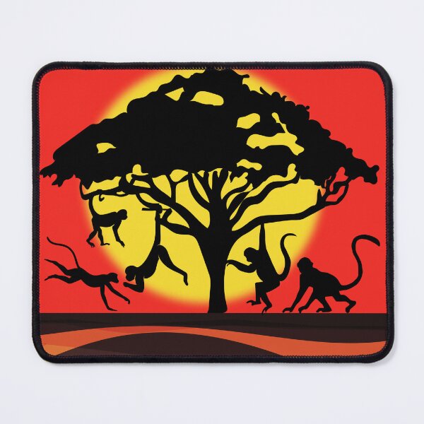 Item preview, Monkeys at play under the Acacia tree of Africa designed and sold by Knoosh68.