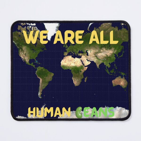 Item preview, WE ARE ALL HUMAN BEANS - WE ARE ALL HUMAN - WORLD MAP designed and sold by ArtzandDesignz.