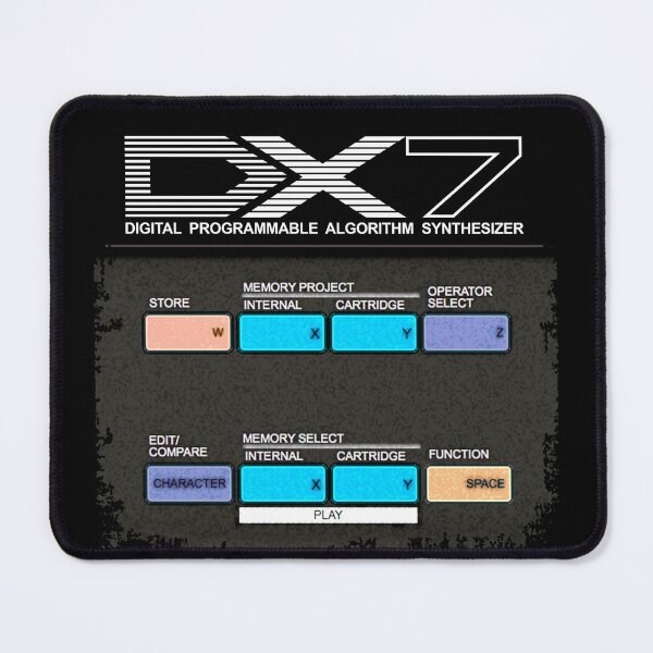 Item preview, DX7 Synthesizer FM 80's - 80s synth -  FM Synthesizer - Digital Programmable Algorithm Synthesizer designed and sold by RazzArt.