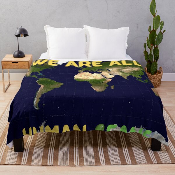 Item preview,  WE ARE ALL HUMAN BEANS - WE ARE ALL HUMAN - WORLD MAP designed and sold by ArtzandDesignz.