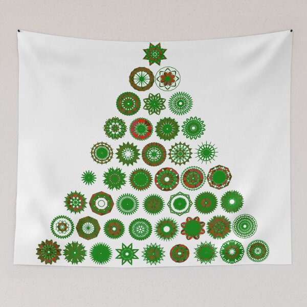 Item preview, Festive grande tree set unique design W9.5 designed and sold by fishpressink.