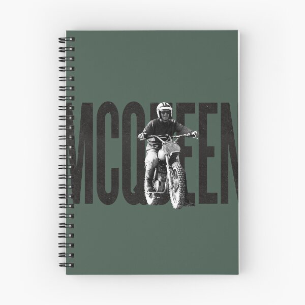 Item preview, Steve McQueen on classic Husky - on Green designed and sold by boltjesdesign.