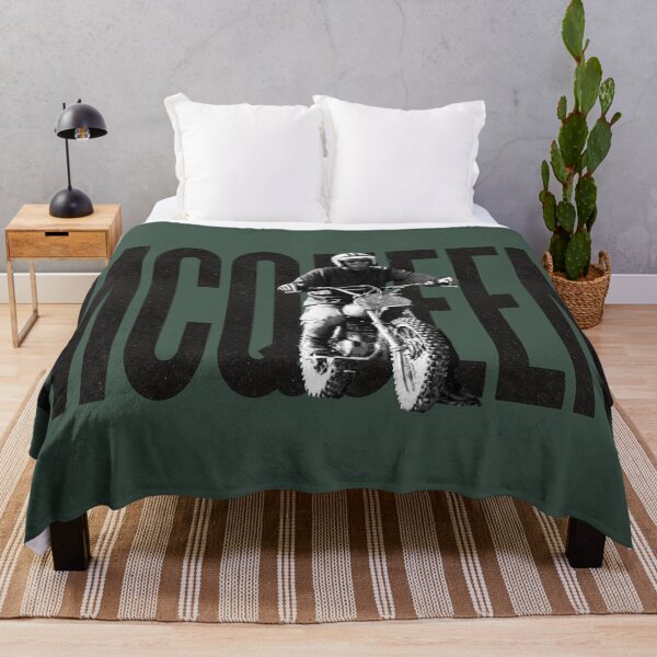 Item preview, Steve McQueen on classic Husky - on Green designed and sold by boltjesdesign.
