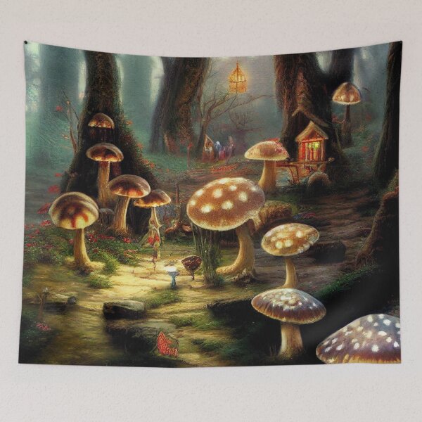 Item preview, Fairytale village - Fantasy dream designed and sold by Monkyra.