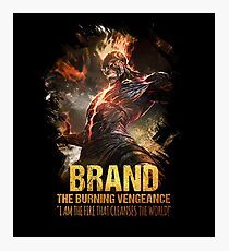 League of Legends BRAND - The Burning Vengeance Photographic Print
