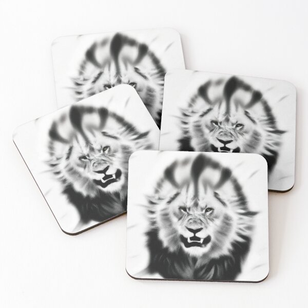 Item preview, Male lion running designed and sold by ReachForArt.