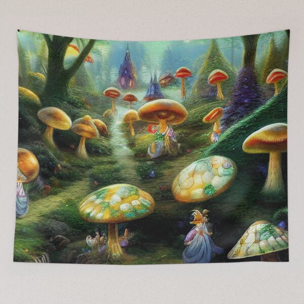 Item preview, Fairytale village - Fantasy dream designed and sold by Monkyra.