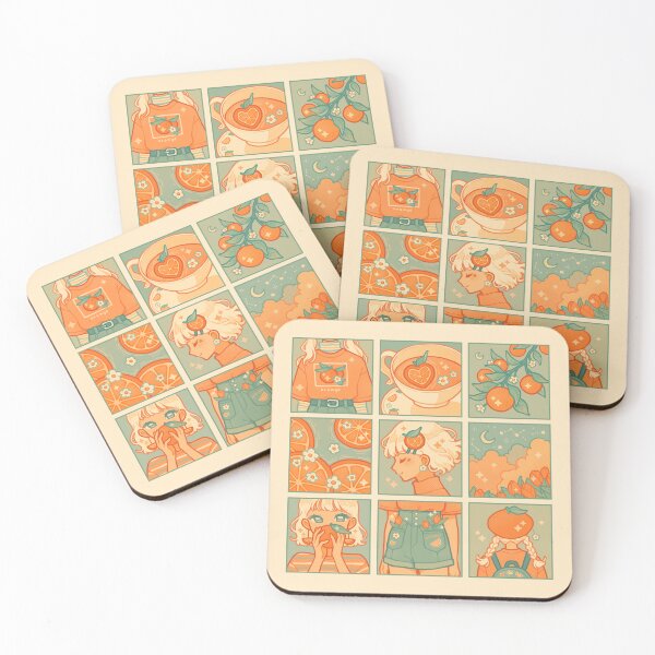 Item preview, orange moodboard designed and sold by freshbobatae.