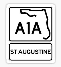 A1A - St Augustine, Florida Sticker