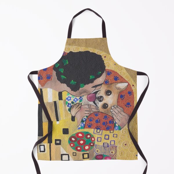 Item preview, Dog Kiss like Klimt! designed and sold by sarahkeenan.
