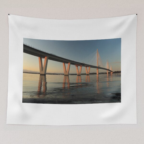 Item preview, Queensferry Crossing at Sunset designed and sold by Maria Gaellman.