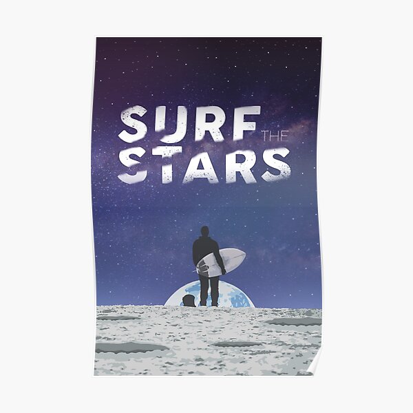 Surf The Stars Poster