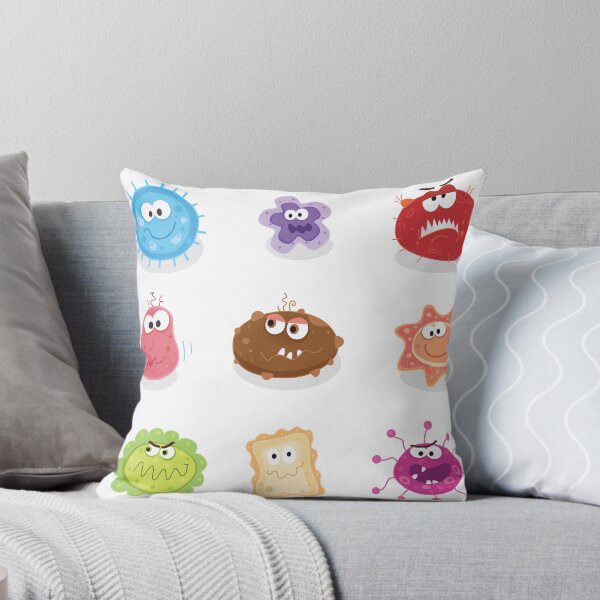 Item preview, Cute germs on white  designed and sold by Bee and Glow Illustrations Shop.