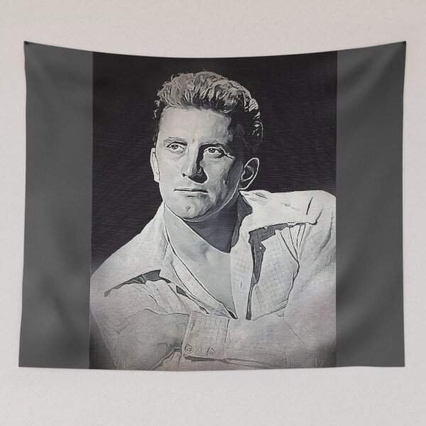 Item preview, Kirk Douglas Art - oil paint - D80 designed and sold by DecoVintage.