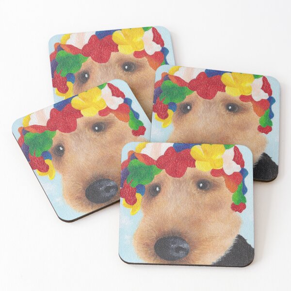 Item preview, Welsh Terrier in a Swimming cap designed and sold by sarahkeenan.