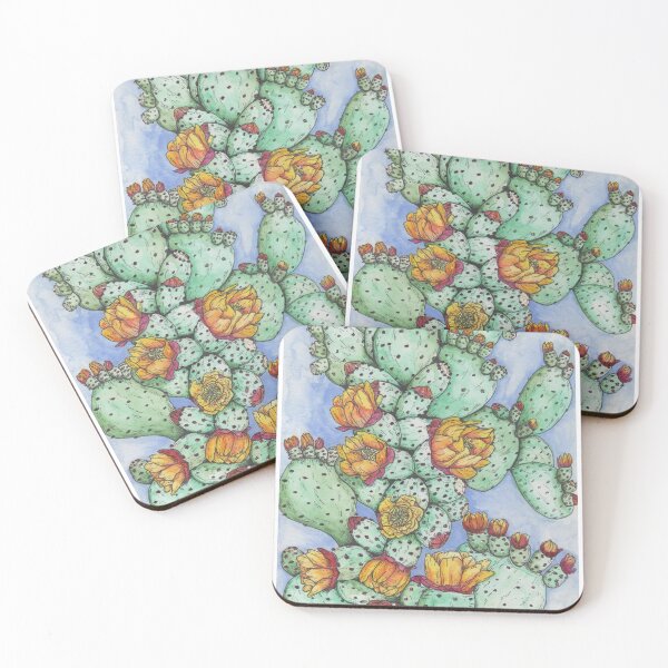 Item preview, Flowering Cactus designed and sold by rebekahwilcken.