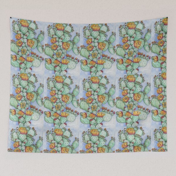 Item preview, Flowering Cactus designed and sold by rebekahwilcken.