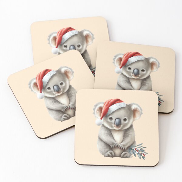 Item preview, Koala with Santa hat designed and sold by MAV-Arts.