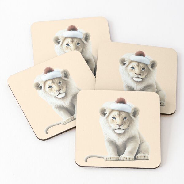 Item preview, Lion with Santa hat designed and sold by MAV-Arts.