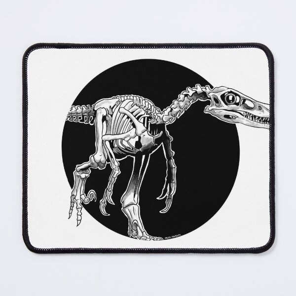 Item preview, Velociraptor skeletal black designed and sold by Paleo-parallax.