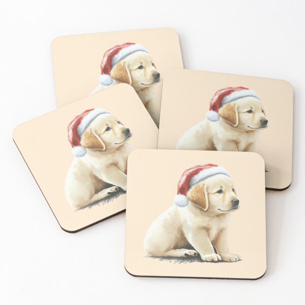 Item preview, Dog with Santa hat designed and sold by MAV-Arts.