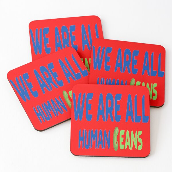 Item preview,  WE ARE ALL HUMAN BEANS - WE ARE ALL HUMAN - TEXT designed and sold by ArtzandDesignz.