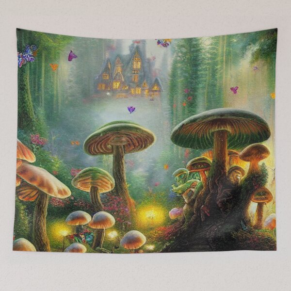 Item preview, Fairytale village - Fantasy dream designed and sold by Monkyra.