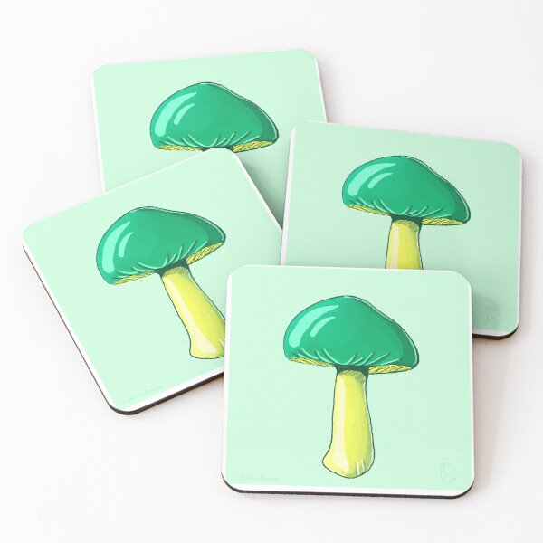 Item preview, Parrot Waxcap Mushroom designed and sold by ParasolMushroom.