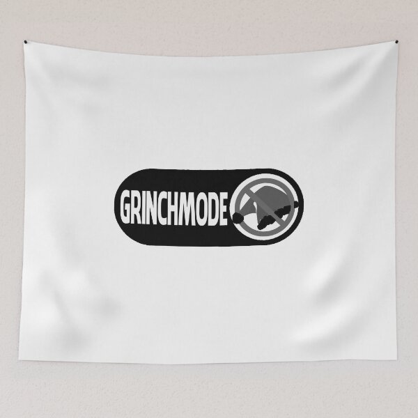 Item preview, Modo Grinch activado en negro designed and sold by Manoroma.