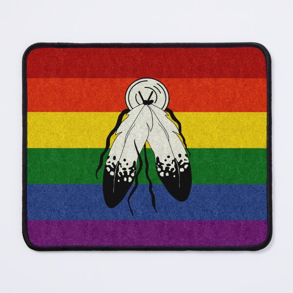 Item preview, Two-Spirited Pride Flag Colored Background Design designed and sold by LiveLoudGraphic.