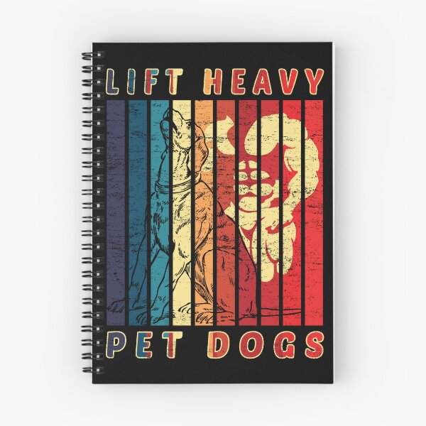 Item preview, Lift Heavy Pet Dogs Retro Styled Gift For Muscular Dog Lovers designed and sold by SimpleAndGreat.