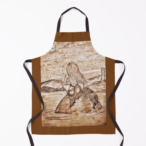 Item preview, The Selkie and the lighthouse in coffee brown designed and sold by Ivy-Bindig.