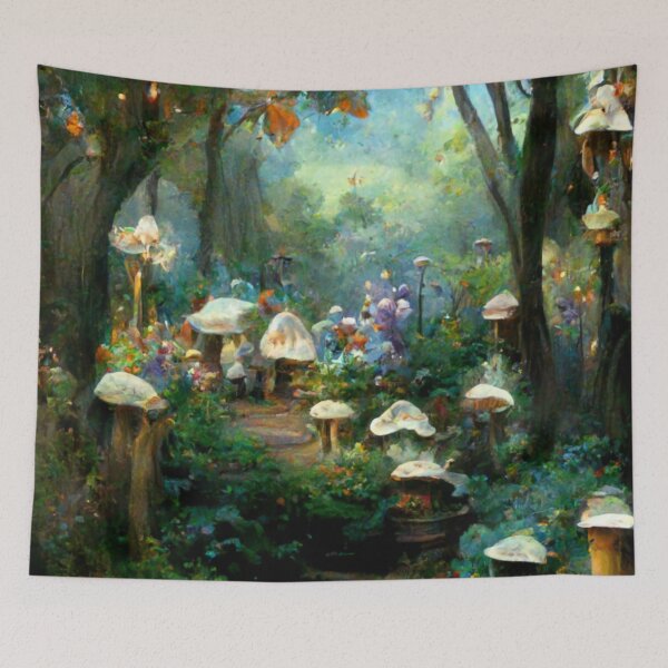 Item preview, Fairytale village - Fantasy dream designed and sold by Monkyra.