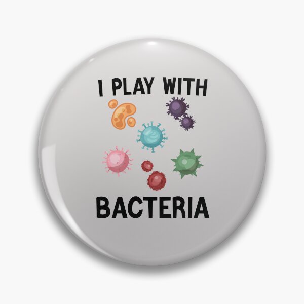 Item preview, I Play With Bacteria Shirt Funny Microbiology Bacteria Lab designed and sold by Sarah38.
