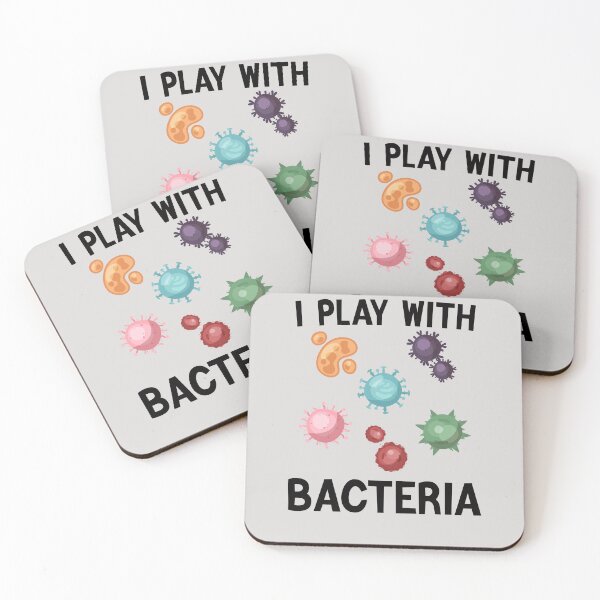 Item preview, I Play With Bacteria Shirt Funny Microbiology Bacteria Lab designed and sold by Sarah38.