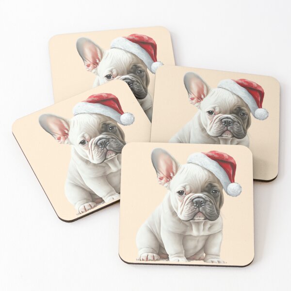 Item preview, Dog with Santa hat designed and sold by MAV-Arts.