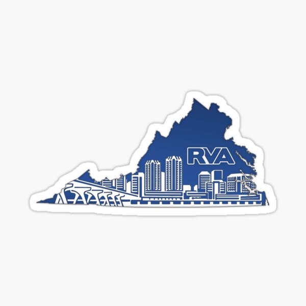 Item preview, RVA Sticker designed and sold by Miller Hughes.