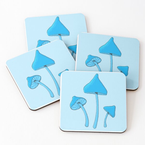 Item preview, Sky Blue Mushroom designed and sold by ParasolMushroom.