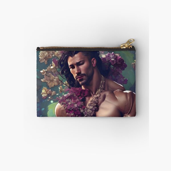 Item preview, Strong Floral Hunk With Long Hair designed and sold by withdiamonds.