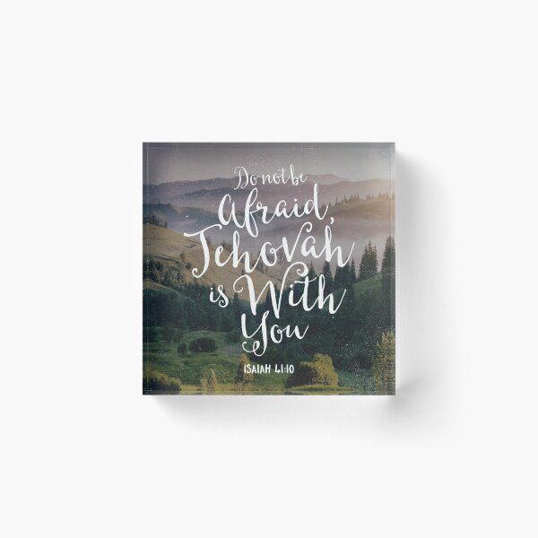 Item preview, Do Not Be Afraid, Jehovah Is With You designed and sold by Paper Bee Gift Shop.