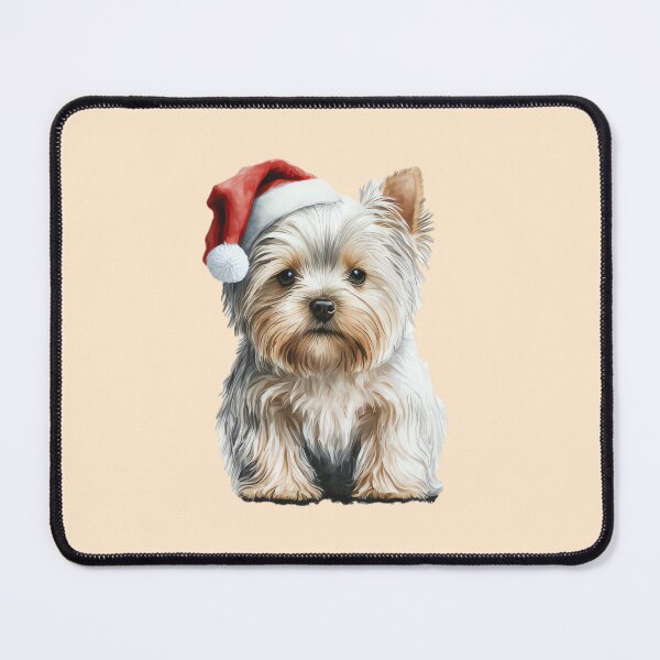 Item preview, Dog with Santa hat designed and sold by MAV-Arts.