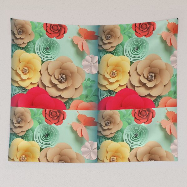 Item preview, Colourful paper flowers designed and sold by Lessonsprint.