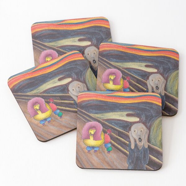 Item preview, The Scream with a Poodle designed and sold by sarahkeenan.