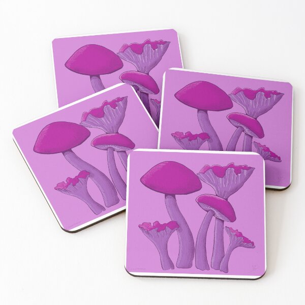 Item preview, Amethyst Deceiver Mushrooms  designed and sold by ParasolMushroom.