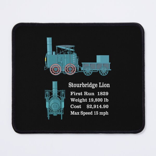 Item preview, Stourbridge Lion Steam Locomotive Diagram Gift designed and sold by Maljonic.