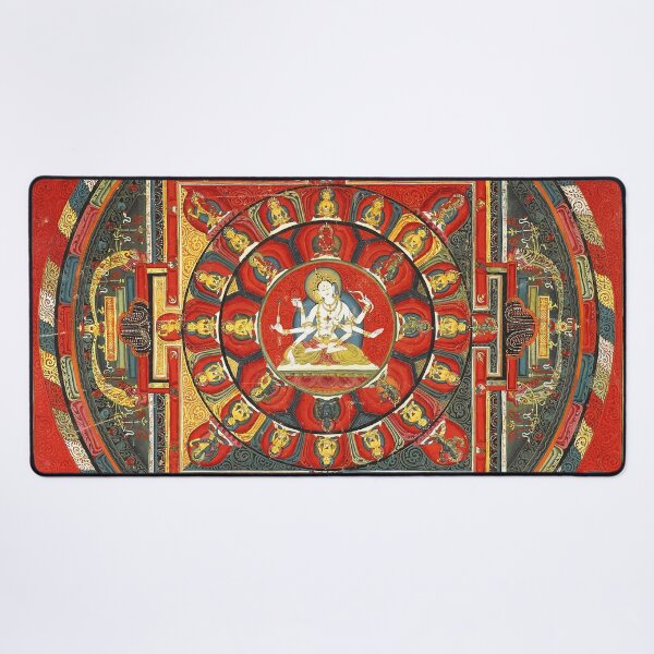 Item preview, Mandala 142 Crested Tara Thirty Three Deity designed and sold by GuyBlank.